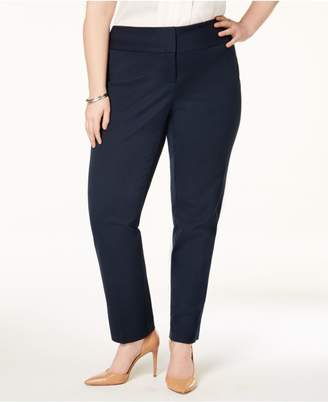 Alfani Plus and Petite Plus Size Straight-Leg Pants, Created for Macy's