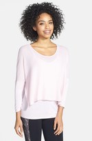 Thumbnail for your product : So Low Solow Pointelle Two-Way Thermal Step Hem Top (Online Only)
