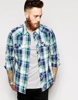 Thumbnail for your product : Lee Western Check Shirt Long Sleeve