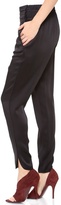 Thumbnail for your product : Alexander Wang Tuxedo Pleat Track Pants