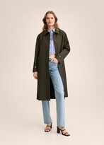 Thumbnail for your product : MANGO Trench coat with heat-sealed buttons khaki - Woman - M