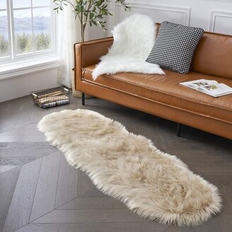 Mercer41 Kameka Striped Faux Fur Throw Pillow & Reviews