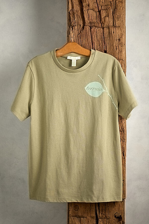 terrain Leaf Cotton T-Shirt
