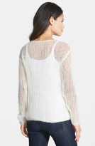 Thumbnail for your product : Eileen Fisher Hand Knit Mohair Blend Scoop Neck Sweater (Regular & Petite)
