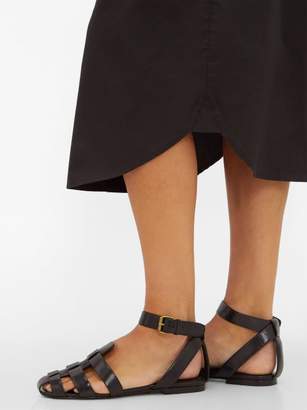 saint laurent oak sandals