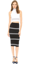 Thumbnail for your product : Dion Lee Line II Striped Rib Skirt