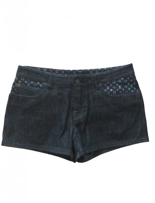 louis vuitton jean shorts