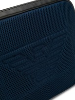 Thumbnail for your product : Emporio Armani Perforated Logo Belt Bag