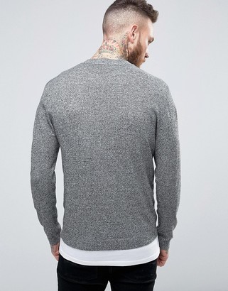 ASOS Knitted Bomber Jacket in Cotton