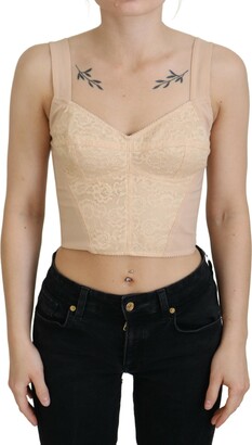 Dolce And Gabbana Bustier Top