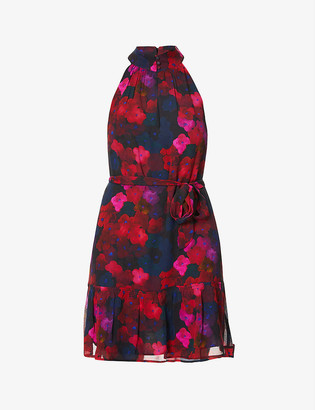 Paige Cayman floral-print crepe midi dress