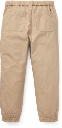 Ralph Lauren Childrenswear Cotton Jogger Pants, Size 2-4
