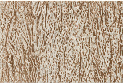 Orren Ellis Rusch Handmade Tufted Oatmeal/Terracotta Rug