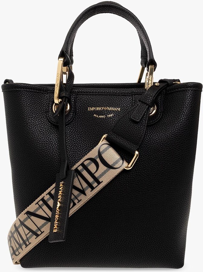Emporio Armani Shopper Bag With Logo - ShopStyle