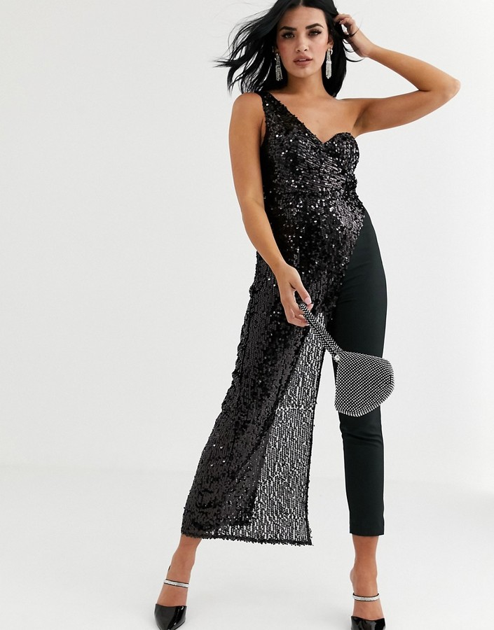love triangle lace jumpsuit