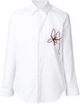 Thumbnail for your product : Maison Margiela embroidered flower shirt
