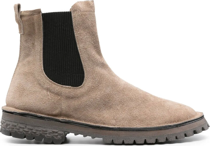 Moma Chelsea suede boots
