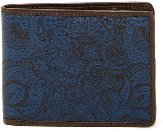 Robert Graham Paisley Bifold Leather Wallet