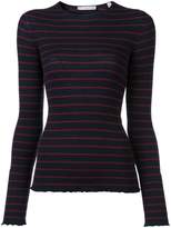Thumbnail for your product : Vince stripe ribbed knit sweater