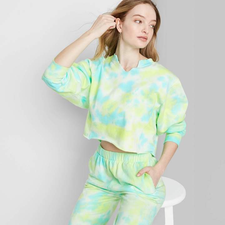 Women's Plus Size Tie-Dye Sweatshirt - Wild FableTM