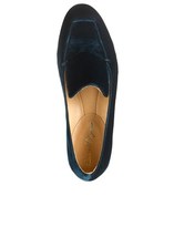 Thumbnail for your product : Robert Clergerie Old Robert Clergerie Teal Velvet Sikoth Loafers