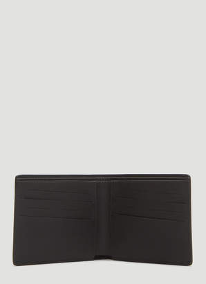 Maison Margiela Leather Bi-fold Wallet in Black