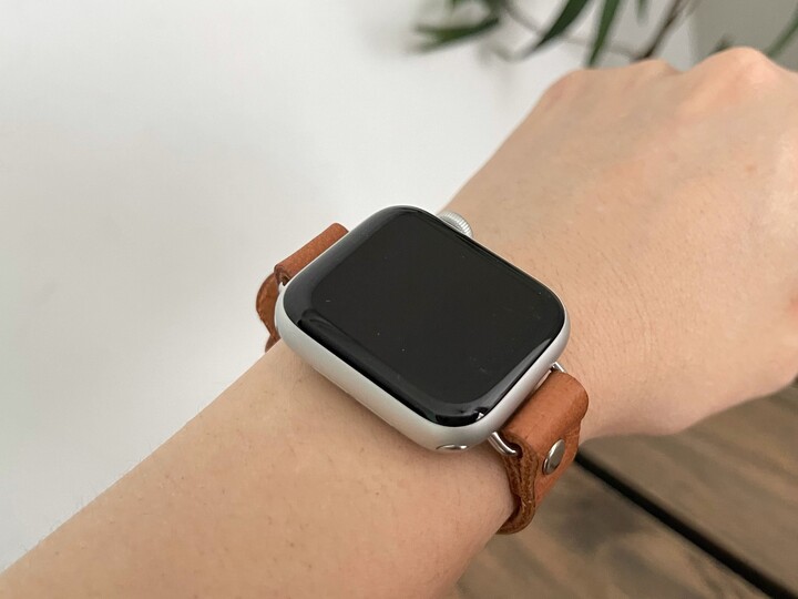 Slim Band For Apple Watch All Series // Gifts Under 25 Leather Strap 38mm 40mm 41mm 42mm 44mm 45mm Free Personalisation