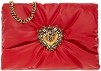 Dolce & Gabbana Dolce Gabbana Devotion Quilted Clutch Bag