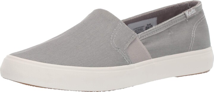 gray slip on keds