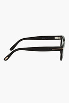 Thumbnail for your product : Tom Ford Black Thick Frame FT5178 Cat Eye Glasses