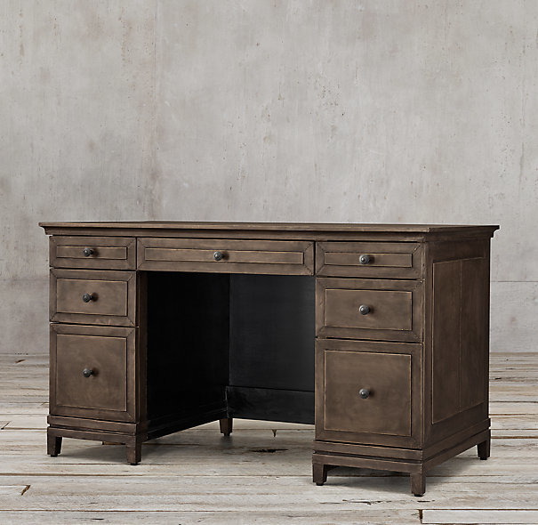 Restoration Hardware Annecy MetalWrapped 54" Desk ShopStyle