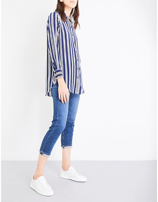 MiH Jeans Simple silk-crepe de chine shirt