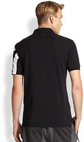 Thumbnail for your product : Y-3 Striped Sleeve Polo Shirt