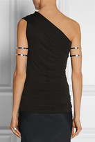 Thumbnail for your product : Rick Owens One-shoulder jersey top