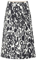 Thumbnail for your product : Marni Printed midi skirt