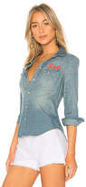 Thumbnail for your product : Pam & Gela Embroidered Western Shirt.