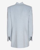 Thumbnail for your product : Exclusive for Intermix Boyfriend Car Coat: Dusty Blue