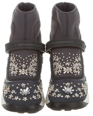 Christian Dior High-Top Fusion Sneakers
