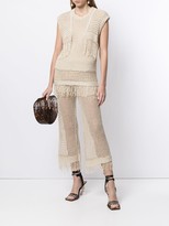 Thumbnail for your product : Muller of Yoshio Kubo Wide-Leg Fringed Trousers