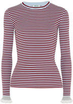 KENZO - Striped Ribbed Cotton-blend 