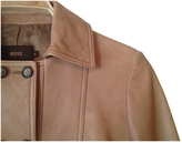 Thumbnail for your product : Reiss Beige Leather Jacket