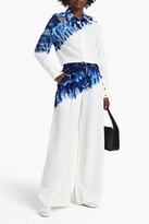 Thumbnail for your product : Proenza Schouler Tie-dyed woven wide-leg pants