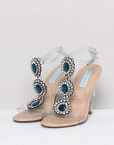 Thumbnail for your product : Betsey Johnson Blue By Blue By Betsy Johnson Sylvi Clear Embellished Heeled Wedding Sandals