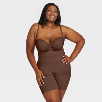 ASSETS by SPANX Women' Plu Size Remarkable Reult All-In-One Body Slimmer -  Chetnut Brown 3X - ShopStyle Shapewear