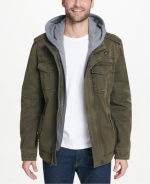 hooded levi jackets