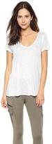 Thumbnail for your product : David Lerner Raw Edge Binding Scoop Tee