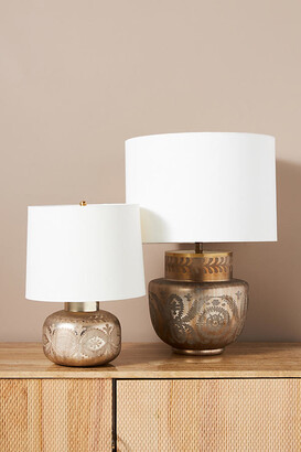 Anthropologie Fern Table Lamp By in Silver Size M - ShopStyle