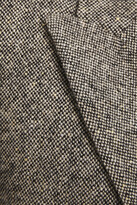 Thumbnail for your product : Victoria Beckham Appliquéd Donegal Wool-tweed Coat