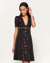 saturn sequin midi dress