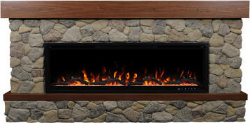 Country Living Brookstone Electric Fireplace Mantel Package - Mantel & Firebox